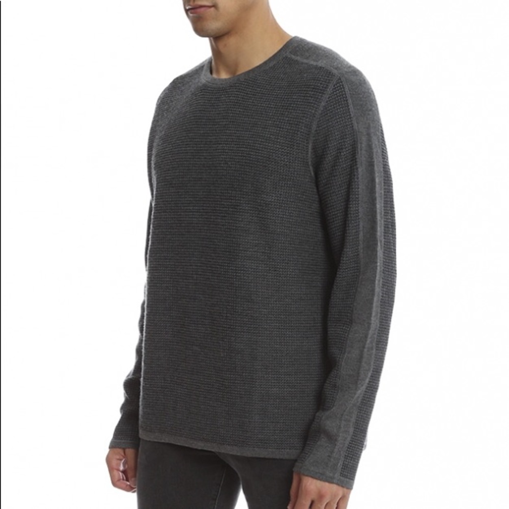 Vince gray crew neck cashmere sweater